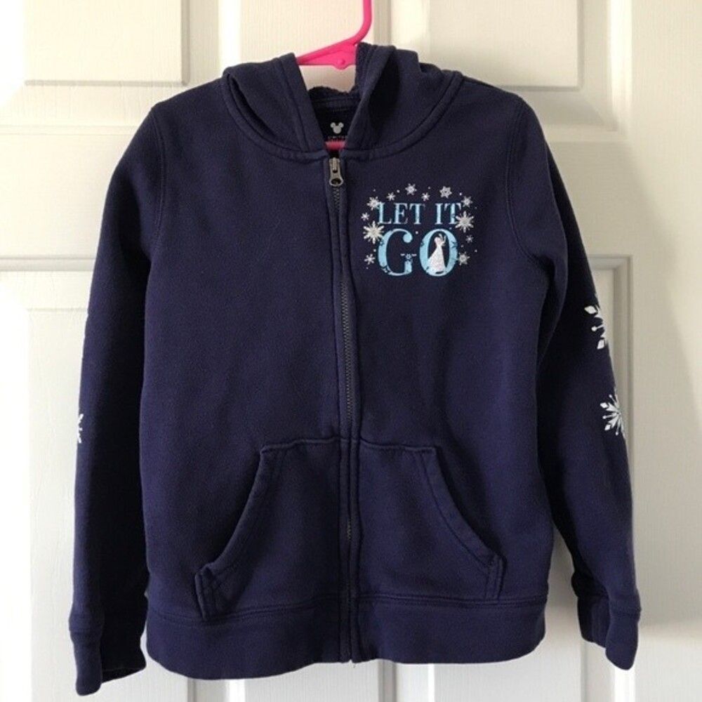 Disney x jumping brand frozen purple zip up jacket with hood 6